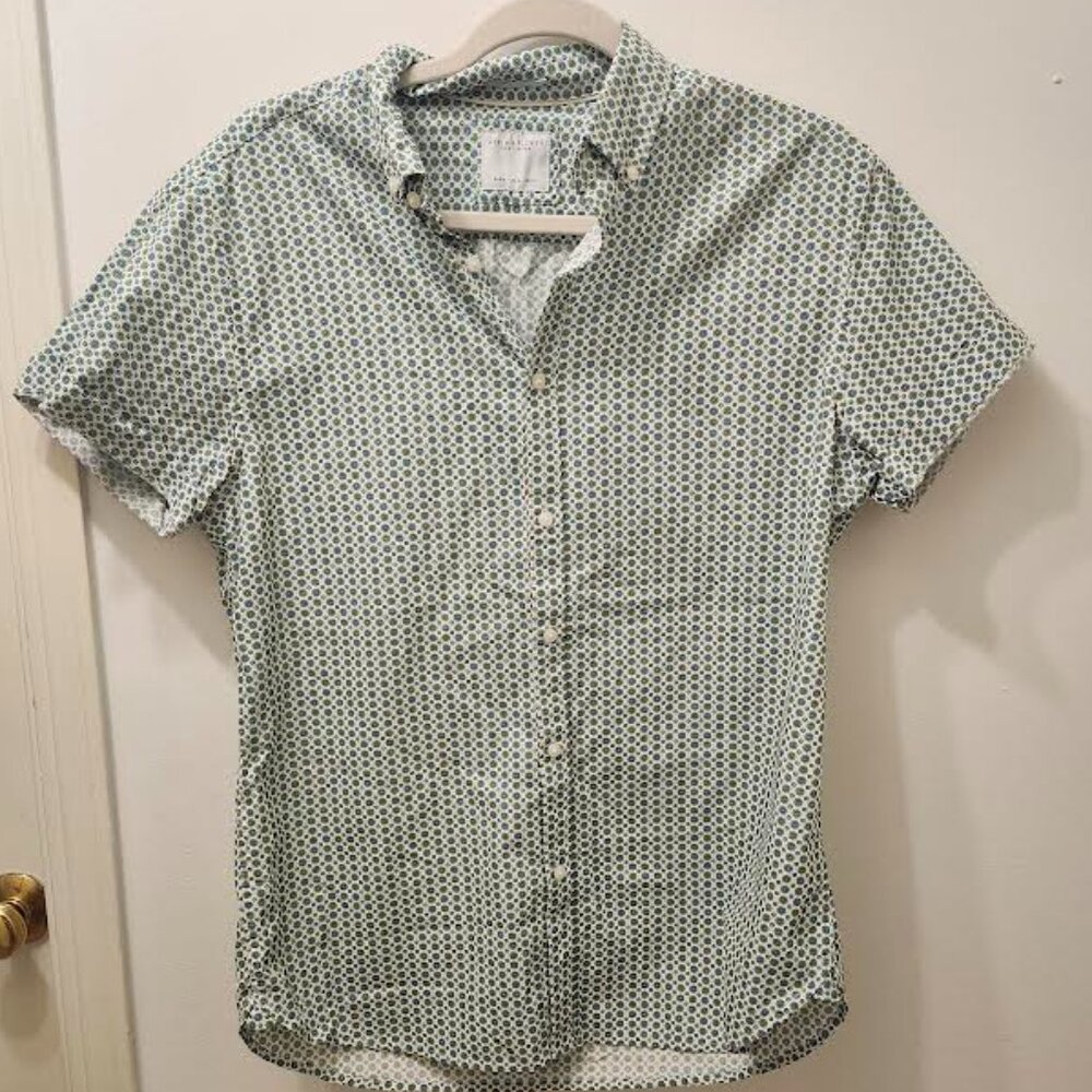Denim & Flower Men’s Button Up Tee